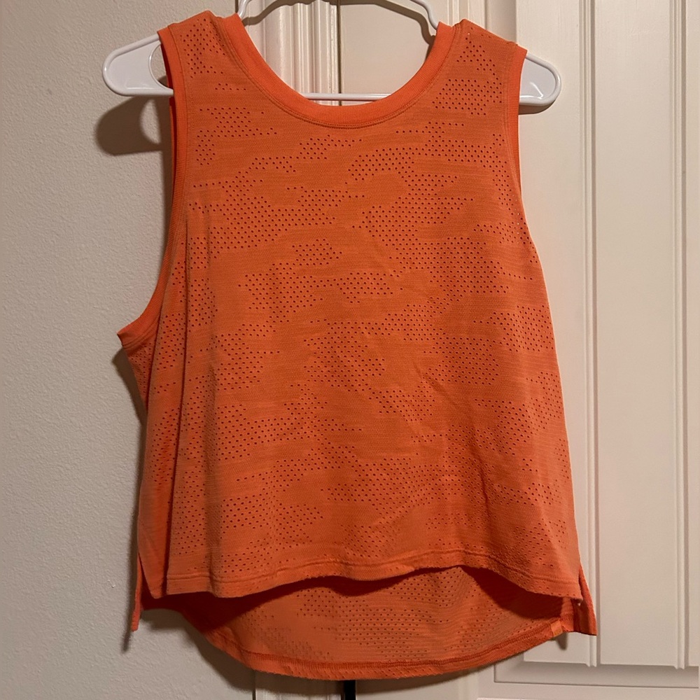 Orange Lululemon Tank Top